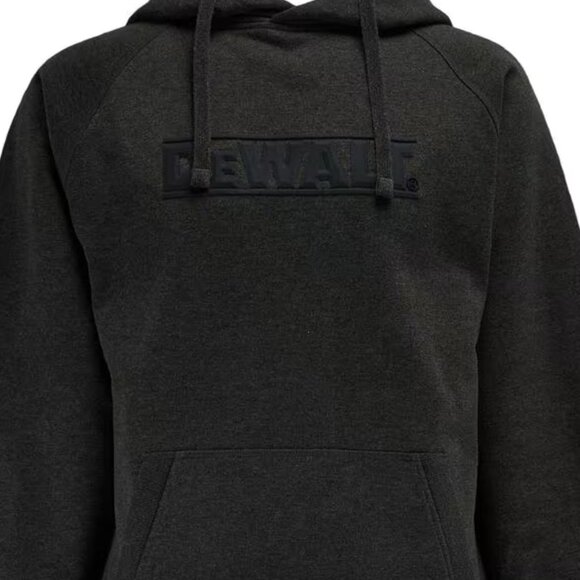 DEWALT Men's Large Charcoal Cotton/Poly Hoodie with Front Logo - Large - Picture 1 of 6